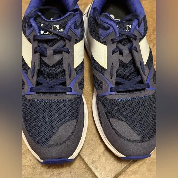 Diadora Mythos‎ Blushield 8 Vortice Running Men Blue Sneakers Athletic Shoes 8.5