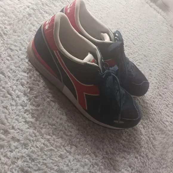 Diadora Titan Ii Blue‎ Denim Sneakers Running Shoes Athletic Casual Mens  9.5