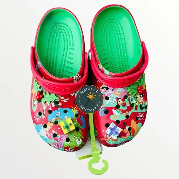 Disney Parks - Mickey &amp; Friends Christmas Holiday Clogs by Crocs | M7/W9
