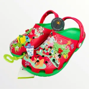 Disney Parks - Mickey &amp; Friends Christmas Holiday Clogs by Crocs | M7/W9