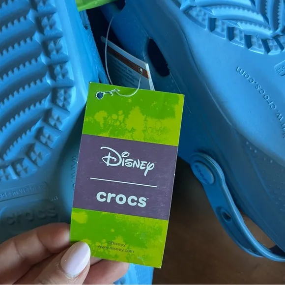Disney Stitch Classic Clogs NEW with tags Blue Womens 10 Men’s 8 Crocs