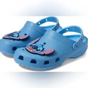Disney Stitch Classic Clogs NEW with tags Blue Womens 10 Men’s 8 Crocs