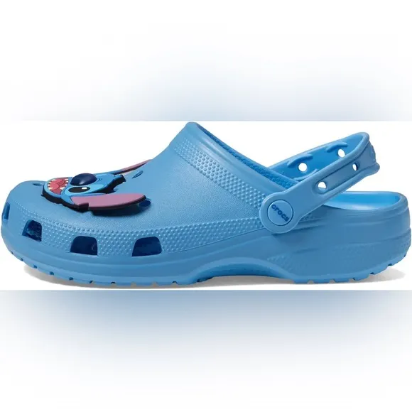 Disney Stitch Classic Clogs NEW with tags Blue Womens 10 Men’s 8 Crocs