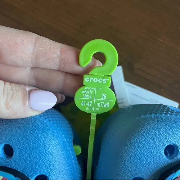 Disney Stitch Classic Clogs NEW with tags Blue Womens 10 Men’s 8 Crocs