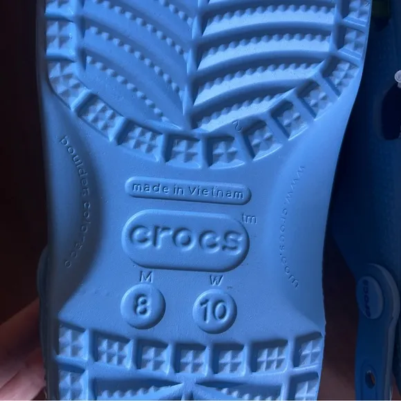 Disney Stitch Classic Clogs NEW with tags Blue Womens 10 Men’s 8 Crocs
