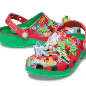 Disney x Crocs Mickey Mouse and Friends Holiday Clogs Woman's 8 limited edition