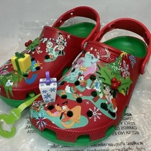 Disney x Crocs Mickey Mouse and Friends Holiday Clogs Woman's 8 limited