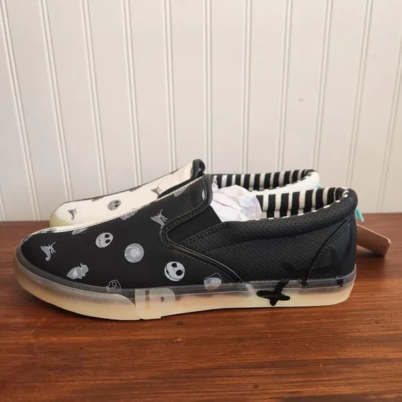 Disney's Nightmare Before Christmas Men's Size 11 Glow in the Dark Shoes New