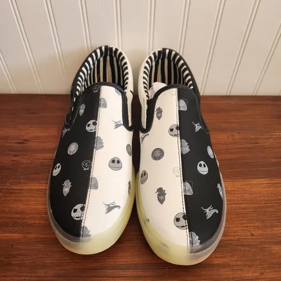 Disney's Nightmare Before Christmas Men's Size 11 Glow in the Dark Shoes New