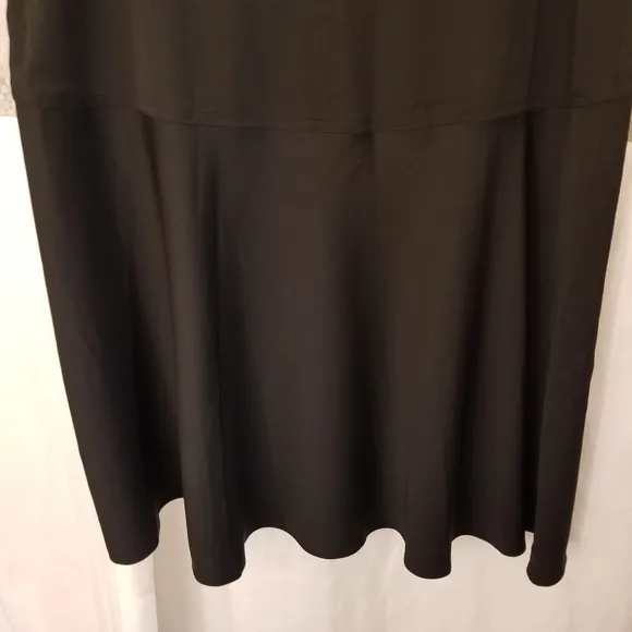 DKNY Black Silk Slip Skirt, Size 8, NWT, Y2K