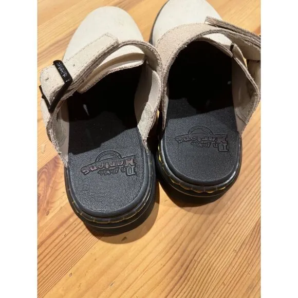 Doc Dr. Martens Carlson Slingback Clogs Mules EU 41 Women's US 9 UK 7 Warm Sand
