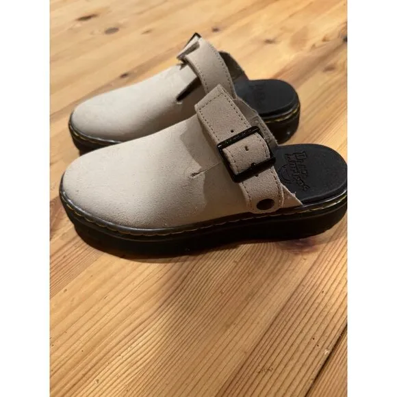 Doc Dr. Martens Carlson Slingback Clogs Mules EU 41 Women's US 9 UK 7 Warm Sand