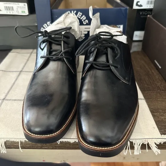 Dockers Mens Braden Plain-toe Dress Lace Up Oxford Shoes Size 10 M
