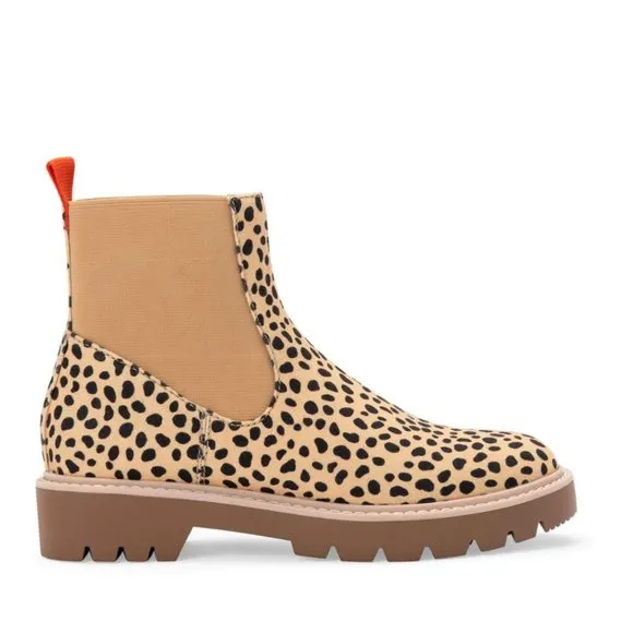 Dolce Vita Pepper 9.5 Leopard Cheetah NIB Animal Print Chelsea Bootie