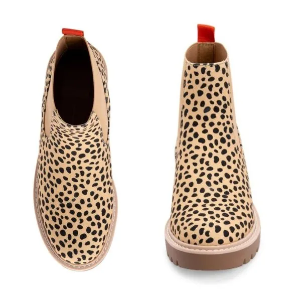 Dolce Vita Pepper 9.5 Leopard Cheetah NIB Animal Print Chelsea Bootie