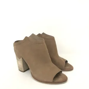 Dolce Vita Size 10 Noa Mules Stacked Heel Booties