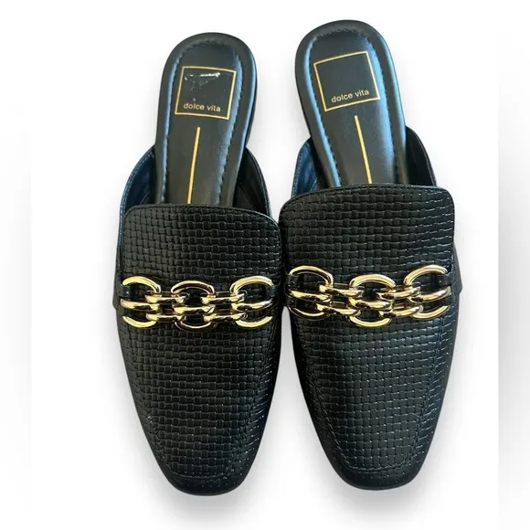 Dolce Vita Solina Metal Accent Loafer Mules
