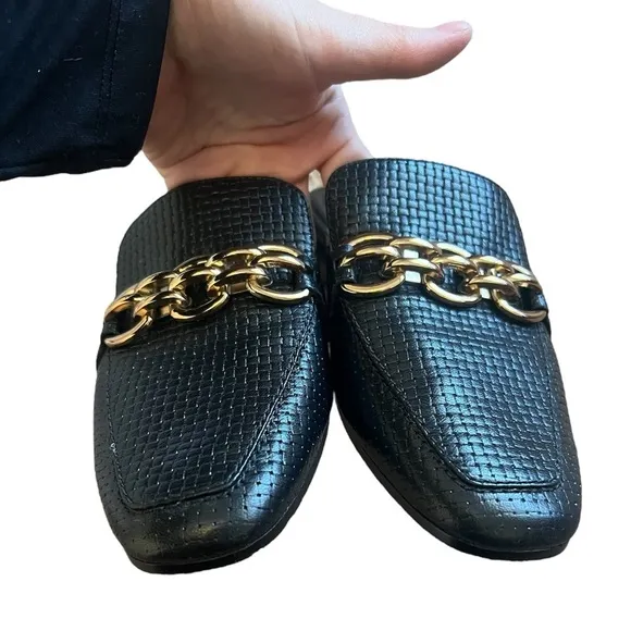 Dolce Vita Solina Metal Accent Loafer Mules