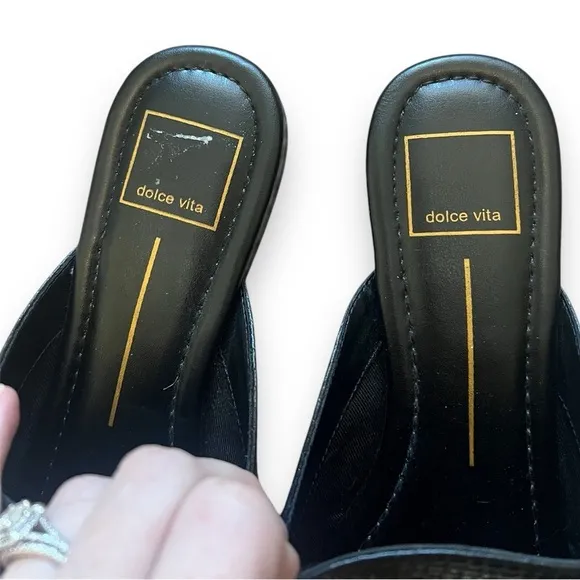 Dolce Vita Solina Metal Accent Loafer Mules
