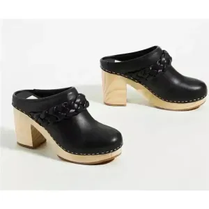 Dolce Vita Women’s Hila Slip on Leather Platform Clogs size 7.5