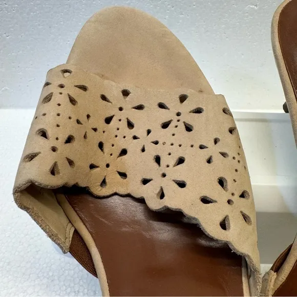 Donald J Pliner Couture EUC‎ Open Toe Kitten Heels Made in ltaly Size 9