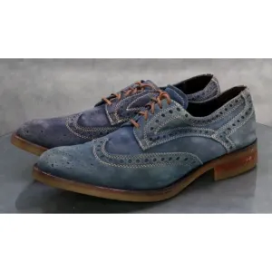 Donald J Pliner Emeri Men's Wingtip Oxfords Dress Shoes Size 9.5 Made In Italy