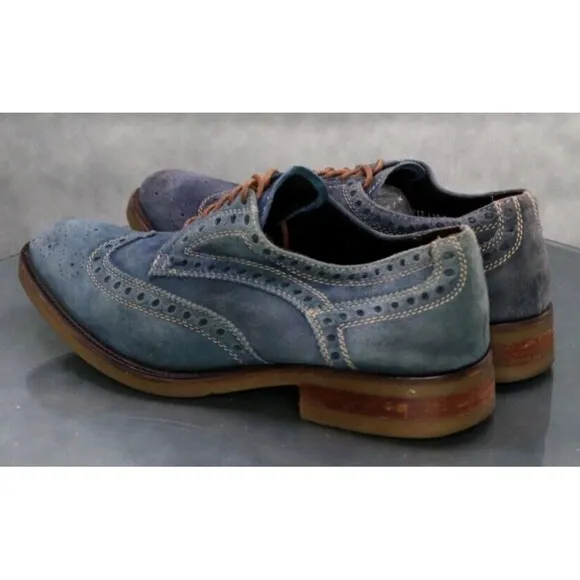 Donald J Pliner Emeri Men's Wingtip Oxfords Dress Shoes Size 9.5 Made In Italy