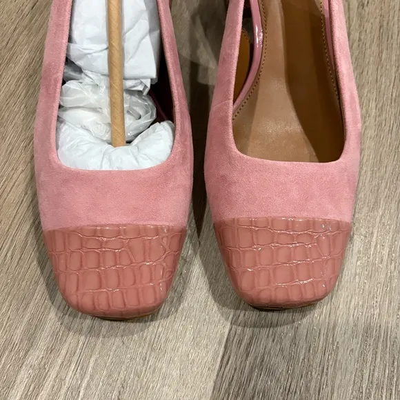 Donald J. Pliner Pink Slingback Heels Amore Pump Size 8