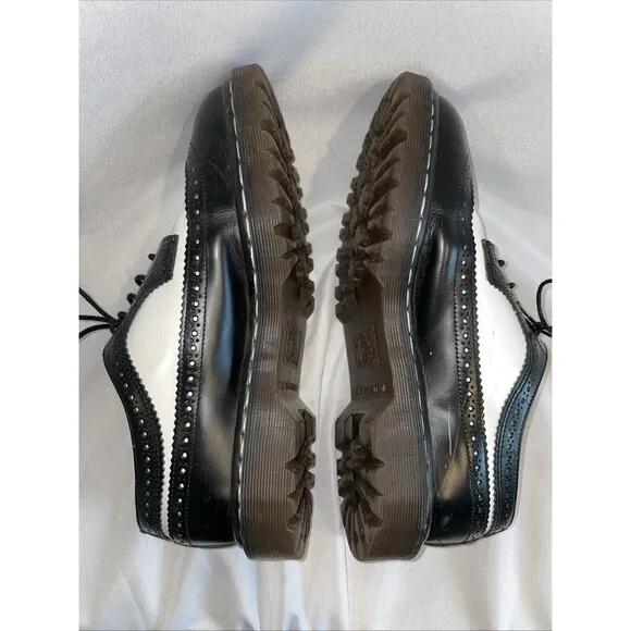 Dr. Martens 3989/59 Bex Wingtip Leather Oxford Brogue Laced Shoes M-8, W-9