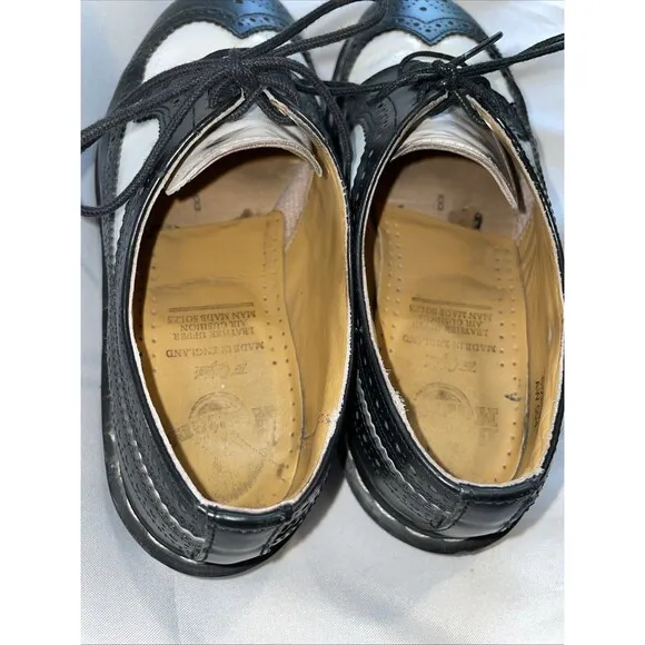 Dr. Martens 3989/59 Bex Wingtip Leather Oxford Brogue Laced Shoes M-8, W-9