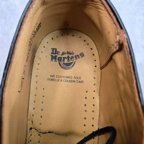 Dr. Martens Bex Saddle Dress Shoes Unisex Preppy Creeper Derby Brogue Oxfords