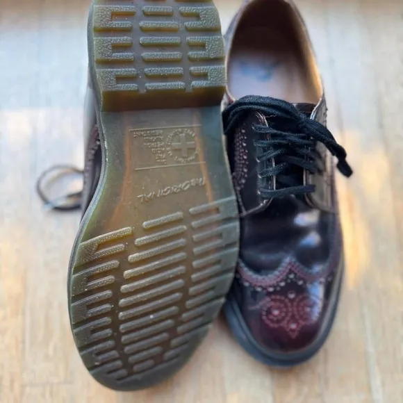Dr. Martens Black and Brown Leather Oxfords
