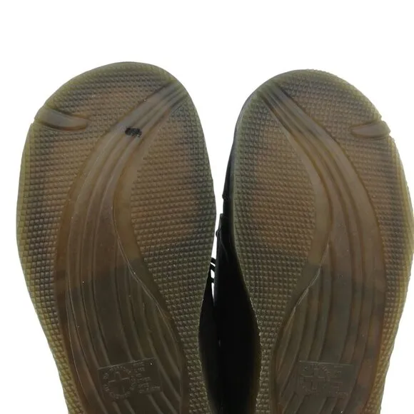 Dr Martens Celia Brown Leather Lace Up Oxfords Size US 8 UK 6 Cap Toe Doc Lug