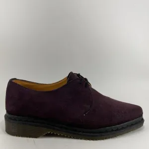 Dr Martens Docs Pointed Toe Oxfords Women’s Size 6 UK, Size 8 US Purple Suede