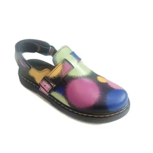 Dr Martens Jorgie Y Leather Slingback Clogs Mens 5 Womens Size 6 Multi Color