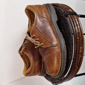 Dr. Martens Vintage Brown Leather Split Toe Oxfords Men Size 12