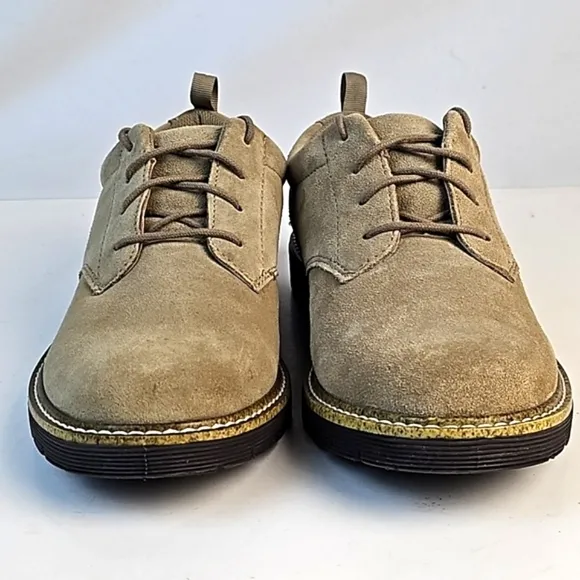 Dr. Scholl's Advanced Comfort Tan Suede Leather Lace Up Gel Cushion Oxford Shoe