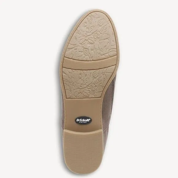 Dr. Scholl’s Women's Ruler Shootie in the Size 9W in Taupe Microfiber