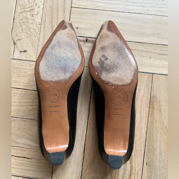 Dries Van Noten black kitten heels. Size 7.5. 1.75” heel. Made in Italy.