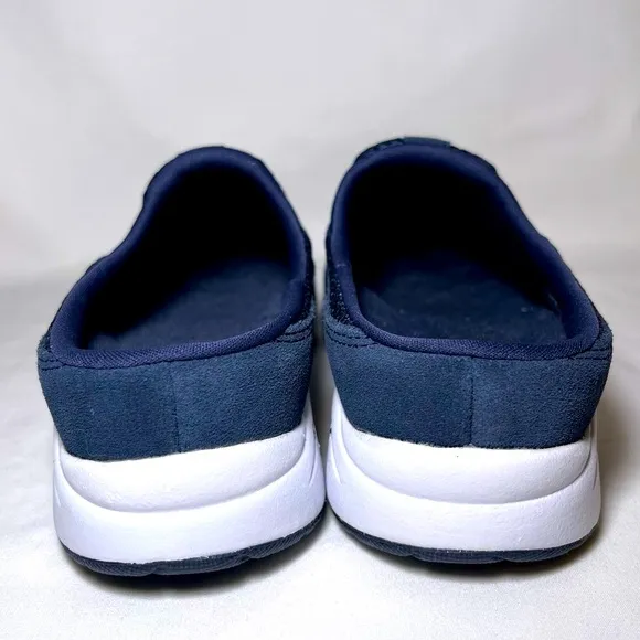 Easy Spirit Size 7 Navy Traveltime Classic Clogs Slip-On Shoes Mules