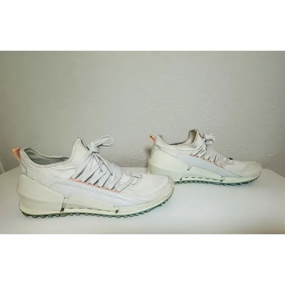 ECCO Biom 2.0 Low Textile Cross Trainer White Sneaker Shoes Women's US 10-10.5