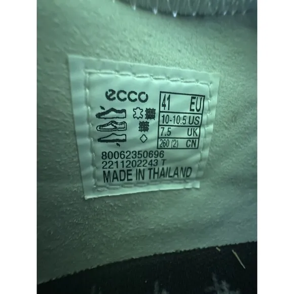 ECCO Biom 2.0 Low Textile Cross Trainer White Sneaker Shoes Women's US 10-10.5