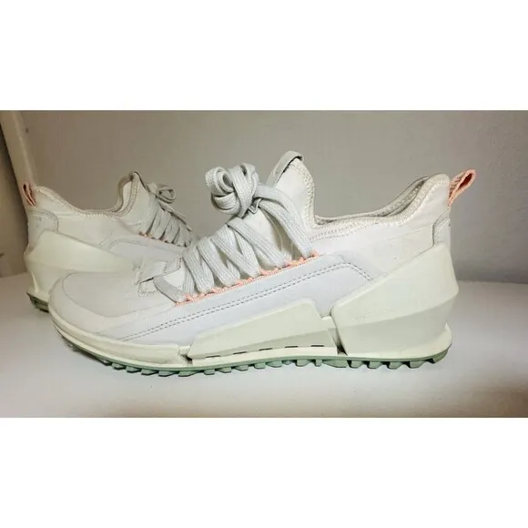 ECCO Biom 2.0 Low Textile Cross Trainer White Sneaker Shoes Women's US 10-10.5