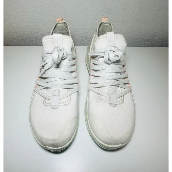 ECCO Biom 2.0 Low Textile Cross Trainer White Sneaker Shoes Women's US 10-10.5