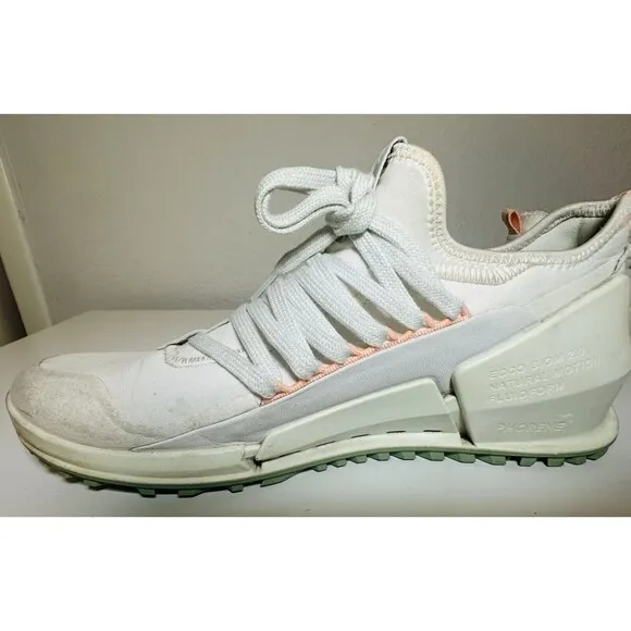 ECCO Biom 2.0 Low Textile Cross Trainer White Sneaker Shoes Women's US 10-10.5