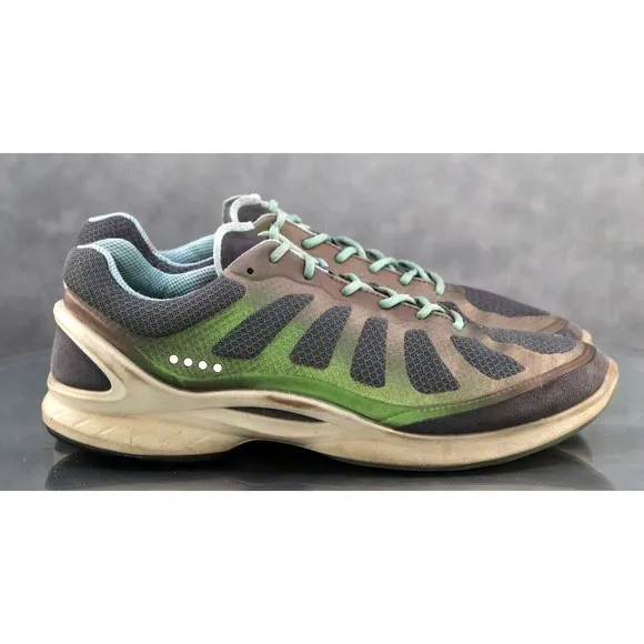 ECCO Biom Performance $130 Women's Trainers Shoes Size EU 39 US 8-8.5 Gray Green
