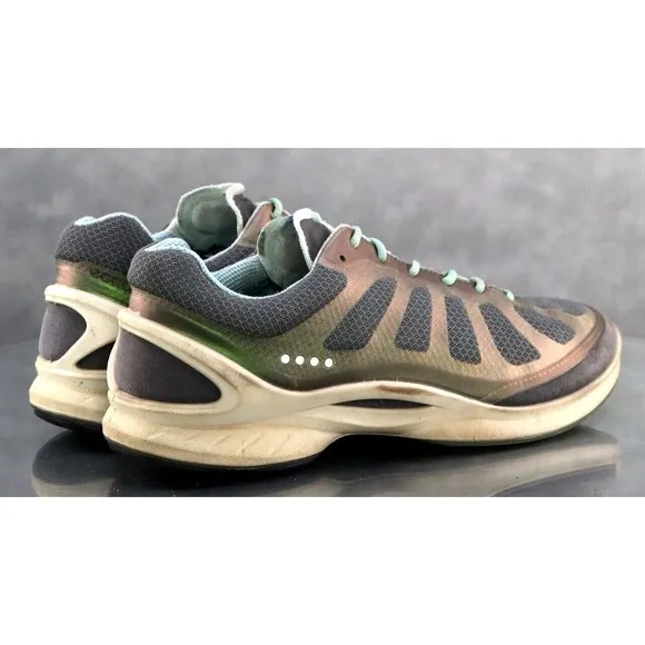 ECCO Biom Performance $130 Women's Trainers Shoes Size EU 39 US 8-8.5 Gray Green