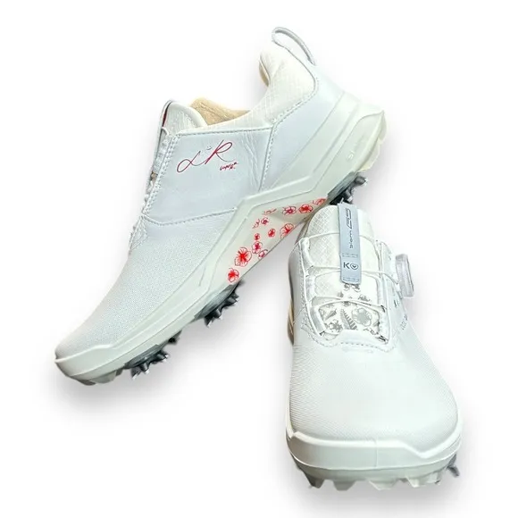 Ecco Golf Biom G5 Golf Shoes BOA Fit System Lydia Ko Special Edition Size 6-6.5
