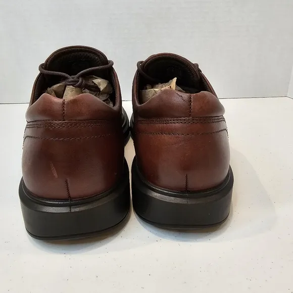Ecco Helsinki 2 Leather Oxford Men's Size 42 EU 8-8.5 US  Color Mink Office