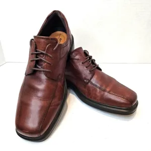 Ecco Helsinki 2 Leather Oxford Men's Size 42 EU 8-8.5 US  Color Mink Office